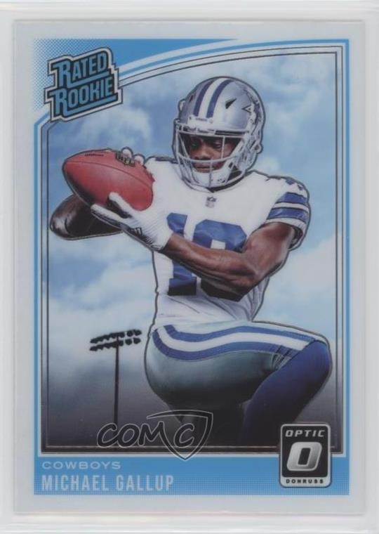 2018 Donruss Optic Rated Rookie Michael Gallup #174 0w47