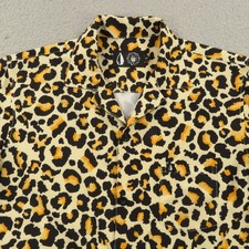Tachuntfish Shirt Men Small The Mojito Hawaiian Button Stretch Military Camo THF