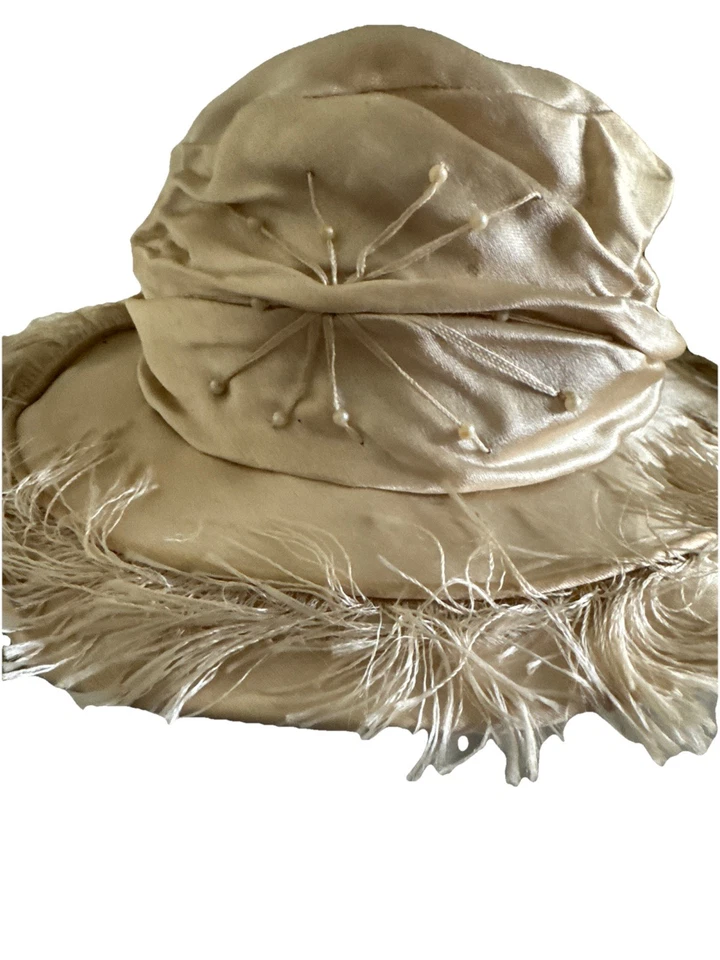 Sombrero eduardiano antiguo vintage Foto 2 de 4