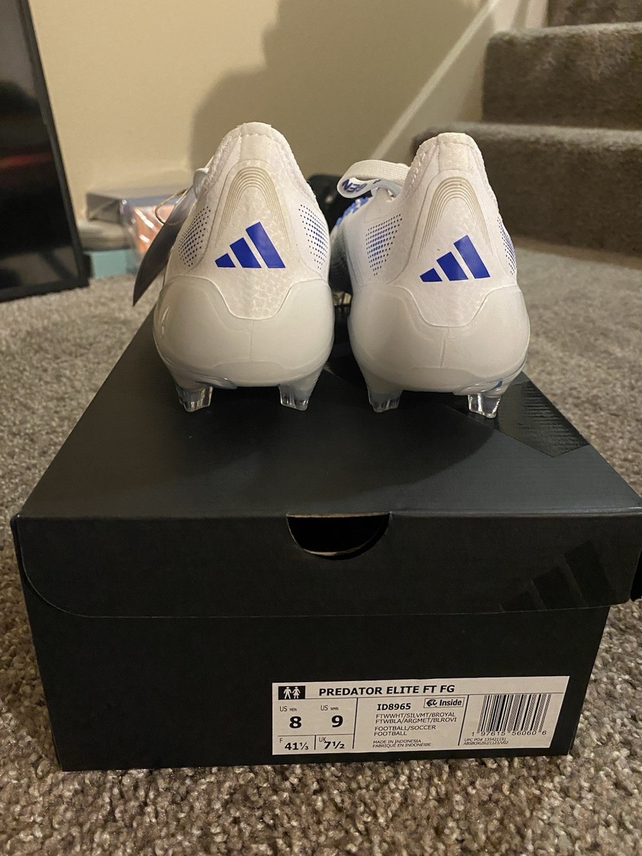 adidas Predator ELITE FT FG 25.5センチ adidas Predator Elite FT FG Soccer Cleats (White/Silver