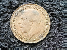 King George V - 1920 Farthing Coin