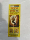 Vintage 1985 GI Joe Triple Win Scratch Card Quick Kick Scratched