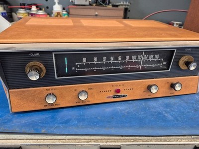 Very rare Vintage Heathkit AJ-12 Tube home FM Tuner analog old kit needs TLC