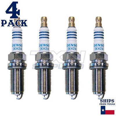 4 Pack Denso 5346 Iridium Power Spark Plugs IKH24