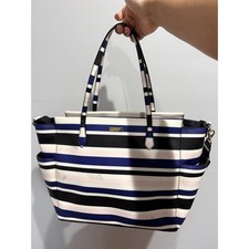 Kate Spade Kaylie Baby Bag Laurel Way Stripe Diaper Bag READ