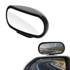 Car Blind Spot Mirror, Side Mirror Blind Spot, 360 Degree Convex Wide Black