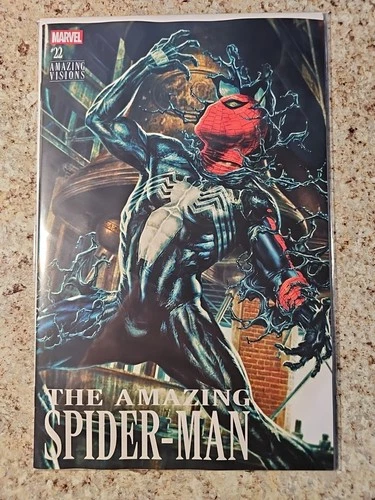 Amazing Spider-Man #22 Lee Bermejo Amazing Visions VAR BAGED AND BOARDED