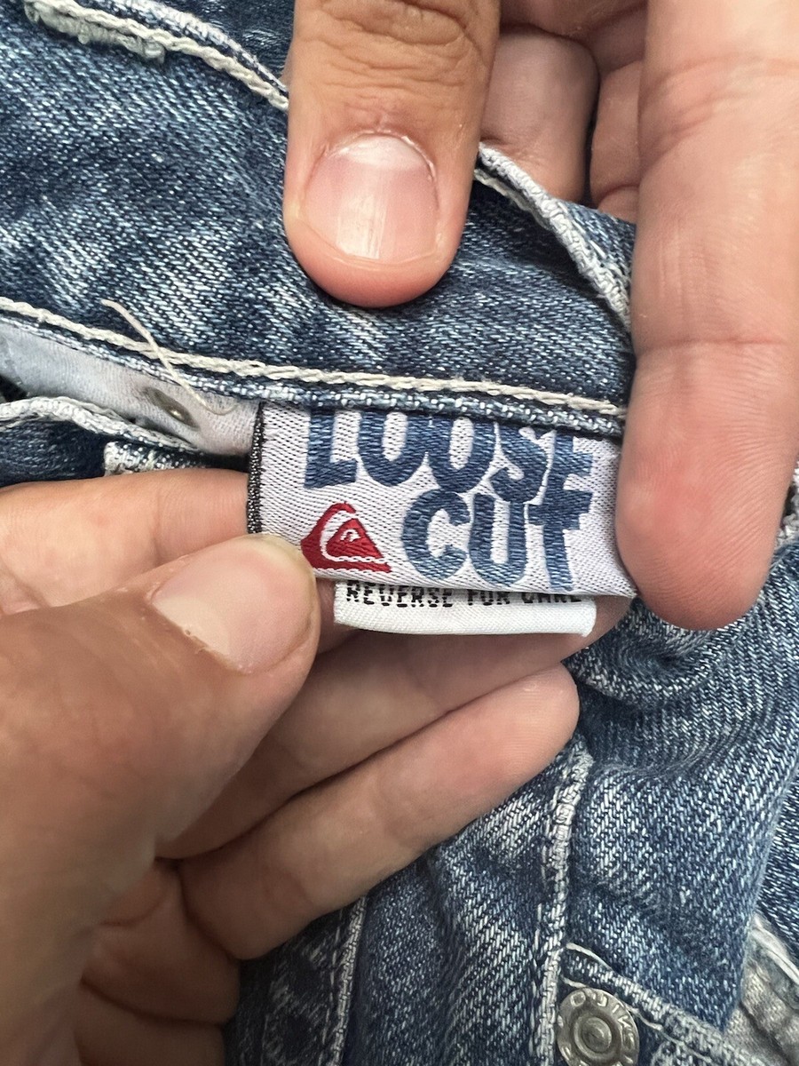 Vintage 90s Baggy Quiksilver Jeans Rare USA made Quikjean | eBay