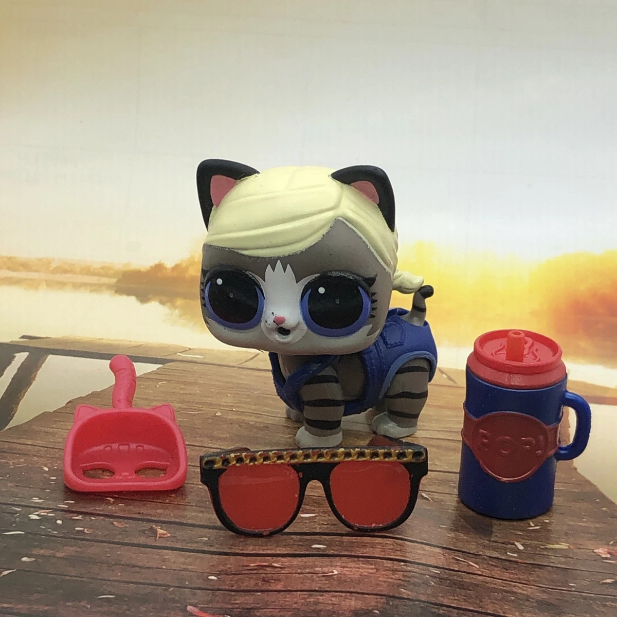 LOL SURPRISE DOLL Series 5 Pets SHORTY KITTY Cat Clothes Blond eBay