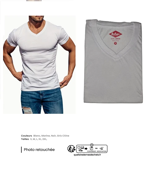 T-shirt basique Blanc