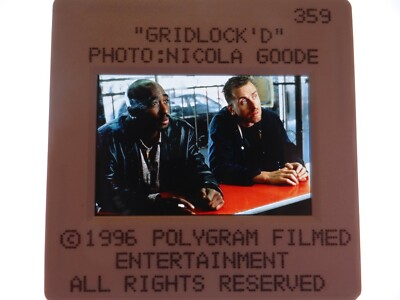 Gridlock'd Tupac Shakur Tim Roth diapositive cinema slide