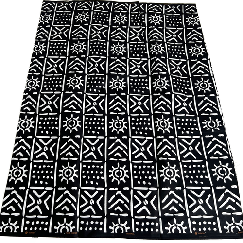 Tela africana estampada 100 % algodón Ankara 6 yardas calidad artesanía material de costura - Imagen 60 de 311