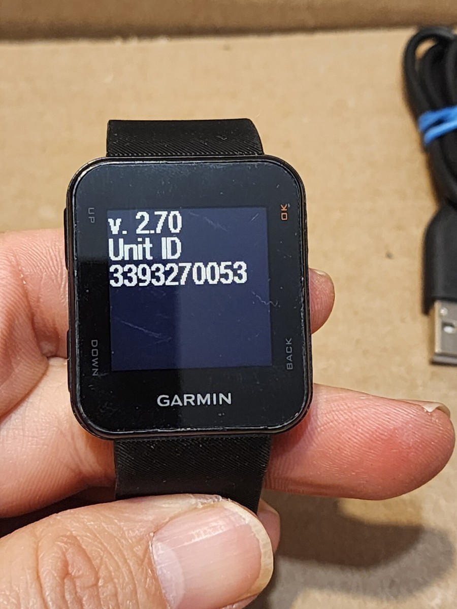 Garmin Approach S10 GPS Golf Watch (010-02028-00) - Black