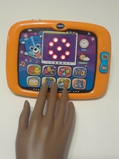 Vtech Light-Up Baby Touch Tablet "WORKS PERFECT" FUN GAMES LEARNING TOY