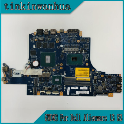 GWD83 Laptop Motherboard LA-D581P I7-7700HQ GTX1050TI 4G For Dell Alienware 13R3