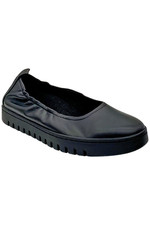Vionic Women's Uptown Ballet Slip-ons Loafer Black Leather