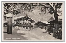 Ruhpolding 1936 - Geschäft Delikatessen & Wurstwaren Winter - Altes Foto