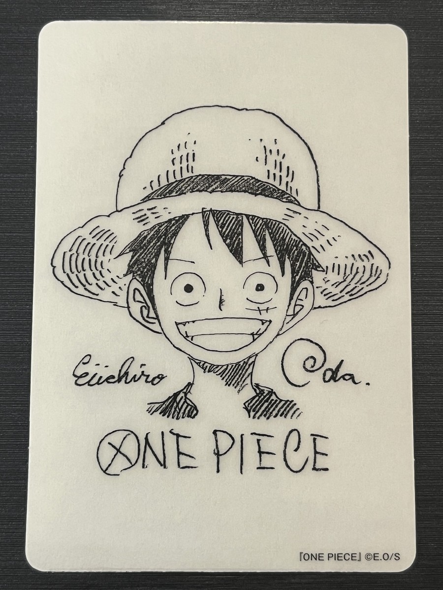 One Piece Luffy Jump Natsucomi Summer 2022 Double Sticker Card