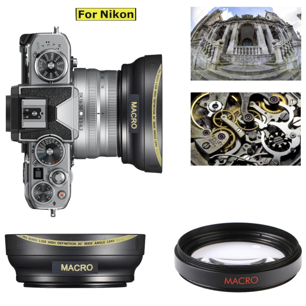 Nikon Dslr Wide Angle Lens For Nikon D5300 Es Nikon D5300 Black