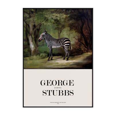 George Stubbs - Zebra Wandtattoo Aufkleber Kinderzimmer Deko abziehen & kleben