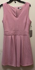 Jennifer Lopez Size 14 L Woman's Pink Knit Lined  Sleeveless Waist Dress NWT’s