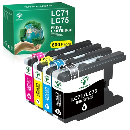 INK4U - Cartuchos De Tinta LC75 Copatibles Con Brother LC75 LC71 LC79 - Foto 6