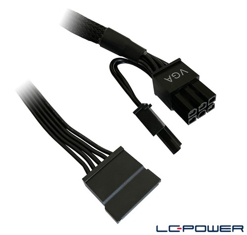 LC-Power - Netzteil LC6450 V2.3 - 450 Watt - ATX V2.3 - 2x PCIe - 80+ Bronze - Bild 8 von 9