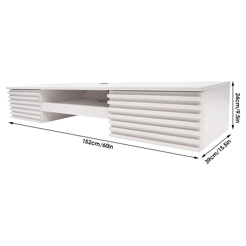 Wall Mounted Desk, Wall Mounted Desk with Pull Out Drawer, Wall Organizer - Image 3 of 4