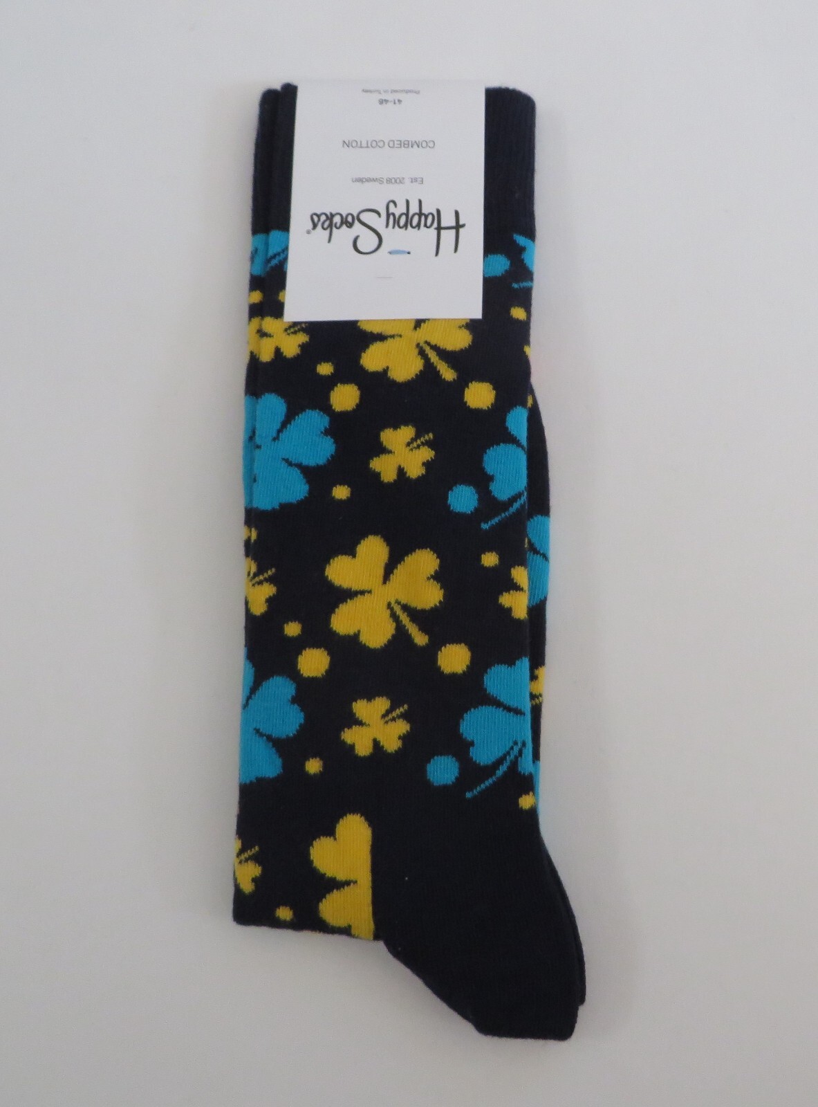 Happy Socks Unisex 4-Pack Happy In Wonderland Crew Length Socks Gift S