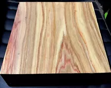 BEAUTIFUL KILN DRIED EXOTIC CANARYWOOD PLATTER BLANK LATHE TURNING 6" X 6" X 2"