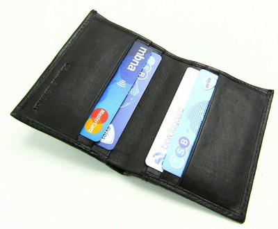 Portefeuille Homme En Cuir Noir Avec Protection RFID - Modèle CC164 - Neuve Avec étiquettes