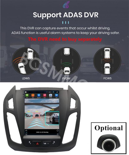 Android 14 Multimedia Player Touch Screen Fit For Ford Transit Connect 2014-2018 - Picture 7 of 24