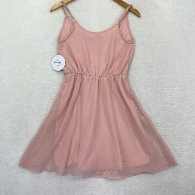 Iva Nikolina x NA-KD Chiffon Short Dress Women's Size 32 Light Rose Pink  Floral | eBay