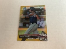 2017 Bowman ABRAHAN GUTIERREZ Gold Refractor 1st Bowman 26/50