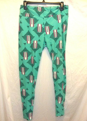 LuLaRoe Turquoise Green Aztec Print 