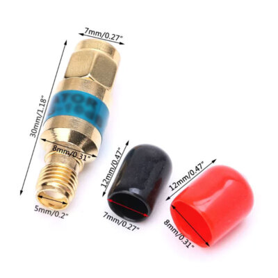 Atténuateur RF Fixe 1DB-30DB 2W DC0-6GHz 50ohm Avec Connecteurs SMA - Laiton Plaqué Or, Neuf