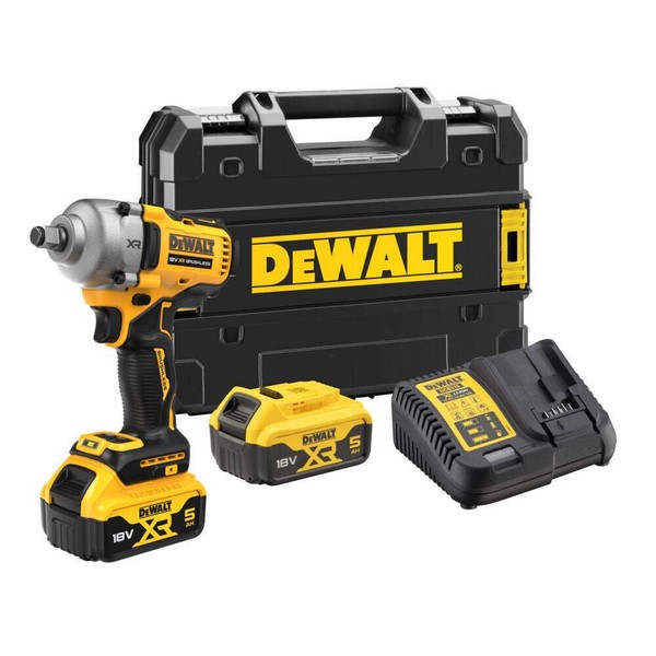 "18V/2X5Ah - 1/2\" Akku-Schlagschrauber Li-Ion, Tstak (Dewalt DCF891P2T-QW)"-image