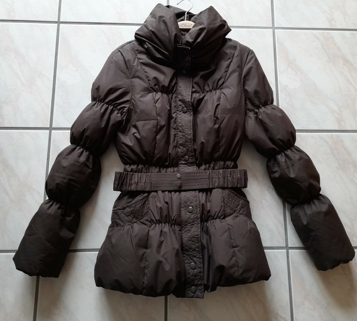 Vero Moda Damen Daunenjacke L braun Steppjacke Winter Jacke