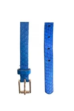 J.CREW women’s leather narrow belt Sz M two-color