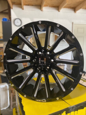 22x10 Hostile Typhoon BladeCut 6-139.7 -25 Offset  106.1 Hub Bore