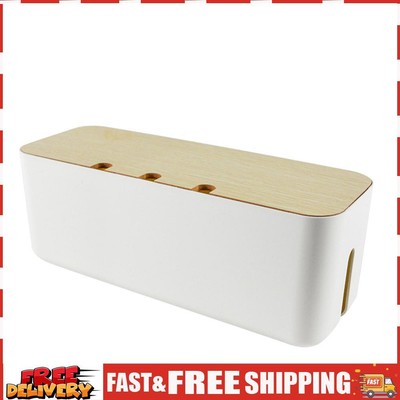 Multi-functional Desktop Network Line Bin Power Strip Wire Cable Storage Box SN9