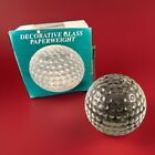 New ListingNew Decorative Golf Ball Crystal Glass Paperweight 3"