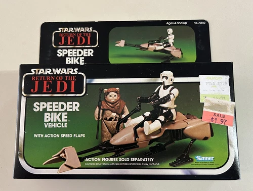 Vintage Kenner Star Wars 1983 Speeder Bike MOC New