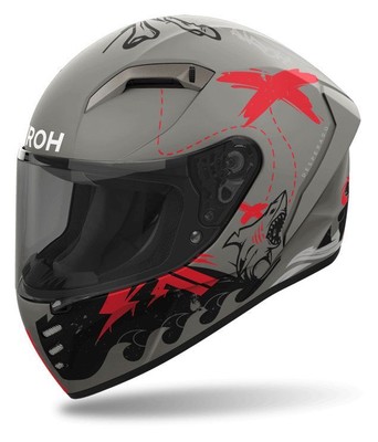Full-Face Helmet Airoh CONNOR DESPERADOS Orange Matt
