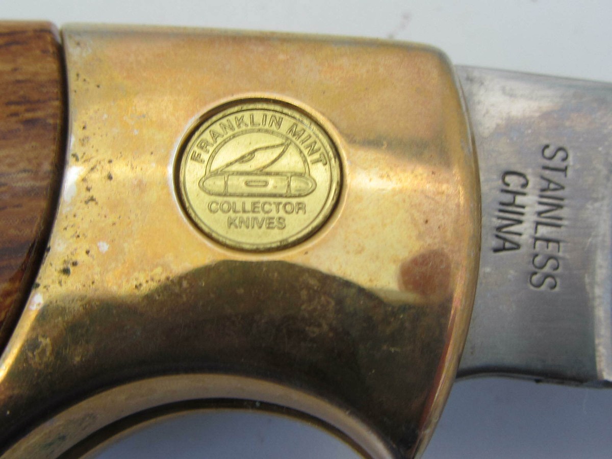 Vintage Franklin Mint Collector Hunting and Fishing Knife Vintage Franklin Mint Collector Hunting and Fishing Knife