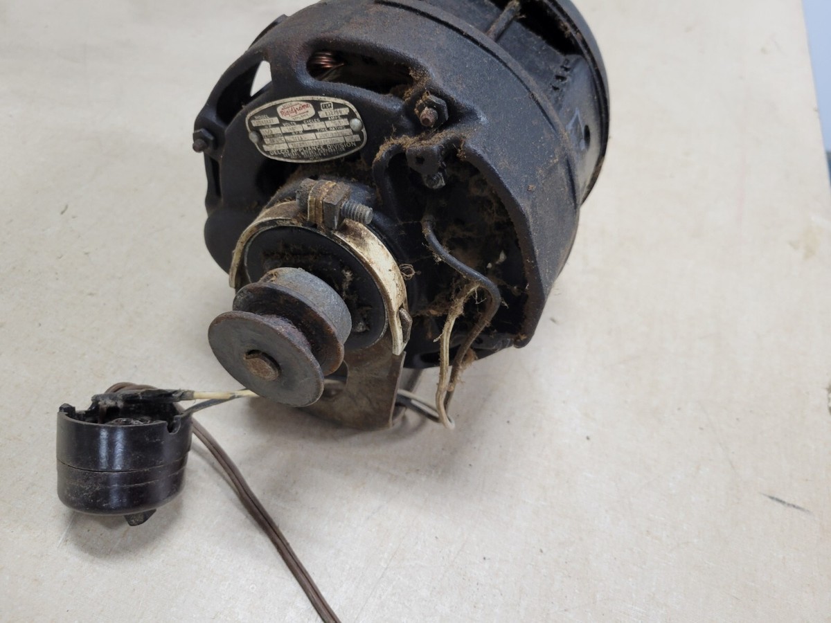 Vintage Delco USA Electric Motor 1/3 HP 1/2