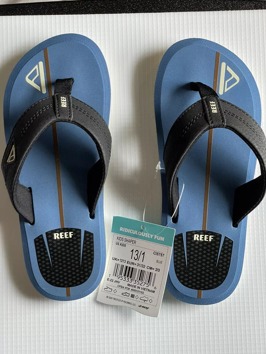 Kids reef flip flops sale