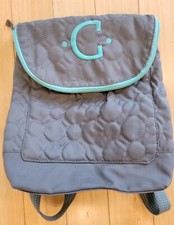 31 Thirty One Gray Quilted Dots Vary You Versatile Backpack Crossbody Bag Purse