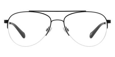 Fossil FOS 7153/G Eyeglasses Men Matte Black Aviator 55mm New & Authentic