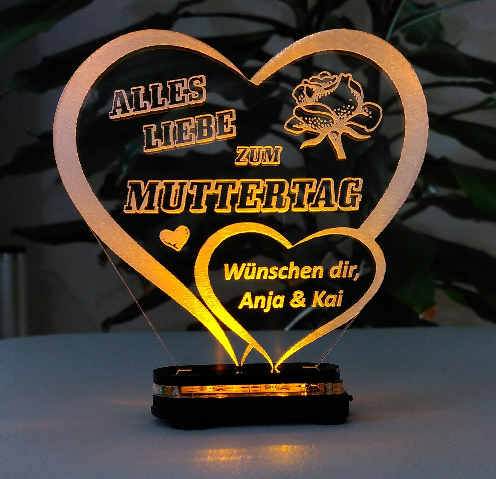 Kristallkugel Videoplayer 2,7 Zoll - Personalisierte Video Kugel Mit Beleuchtung Geschenk